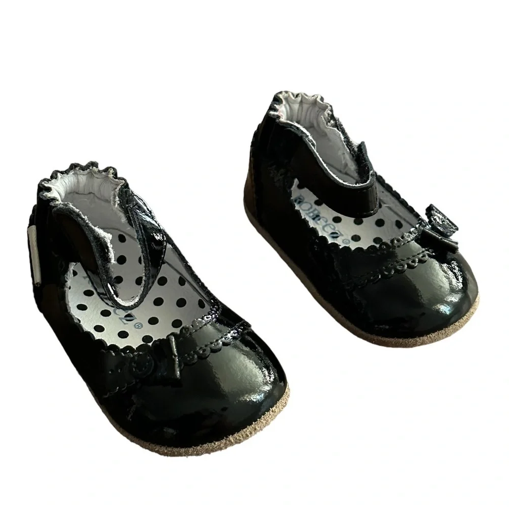 {Robeez} Black Kate First dress shoes